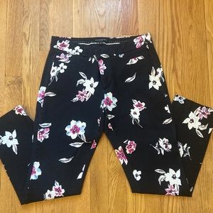 Banana Republic Sloan floral print pants